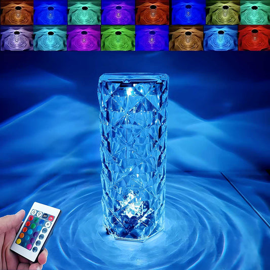 16 Color Changing Diamond Table Lamp
